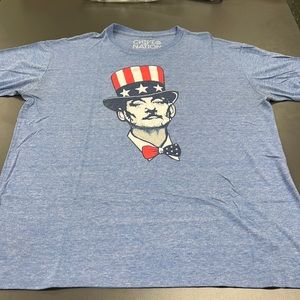 The Chive BFM Uncle Sam patriotic T-Shirt XXL July 4th America USA Bill Murray